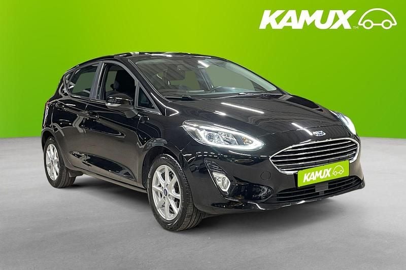 Svart Begagnad 2020 Ford Fiesta Halvkombi | 169 800 kr (Marknadspris) - Bild 1/4