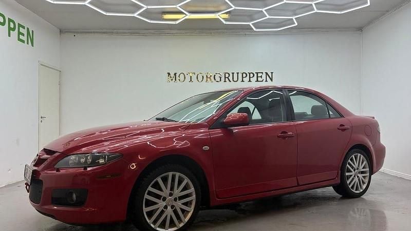 Röd Begagnad 2006 Mazda 6 Sedan | 69 900 kr - Bild 1/4