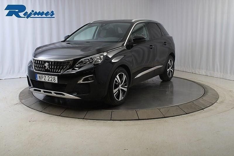 Begagnad Peugeot 3008 Allure 131 HK (96 kW) 2018 Svart SUV