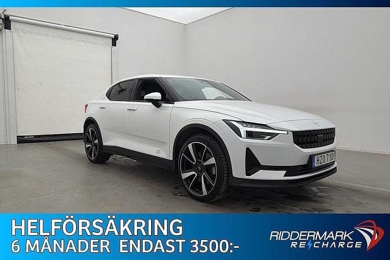 Vit Begagnad 2021 Polestar 2 Standard Range Single Motor Halvkombi | 284 800 kr (Marknadspris) - Bild 1/3