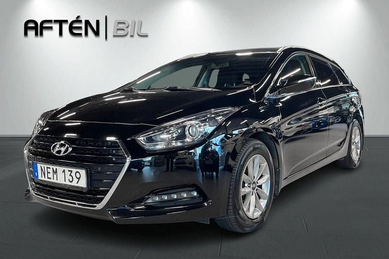 Svart Begagnad 2016 Hyundai i40 Comfort Kombi | 129 800 kr (Marknadspris) - Bild 1/3