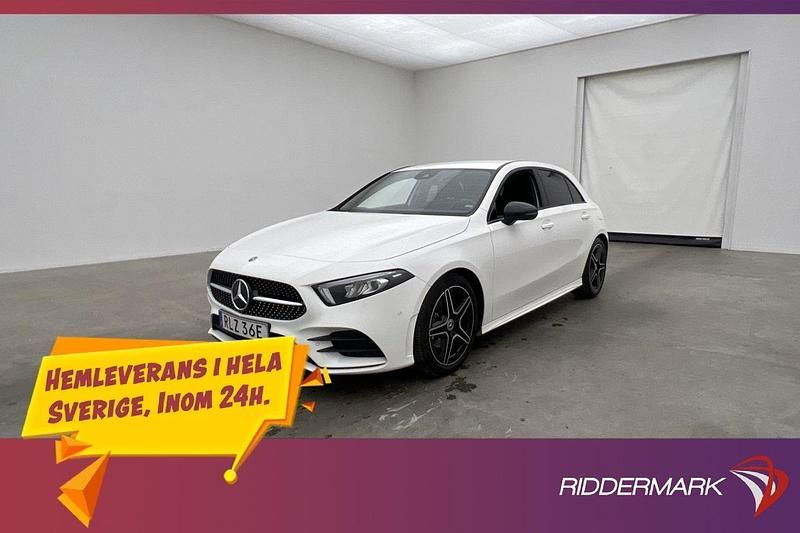 Vit Begagnad 2020 Mercedes A200 AMG Halvkombi | 259 800 kr (Marknadspris) - Bild 1/3