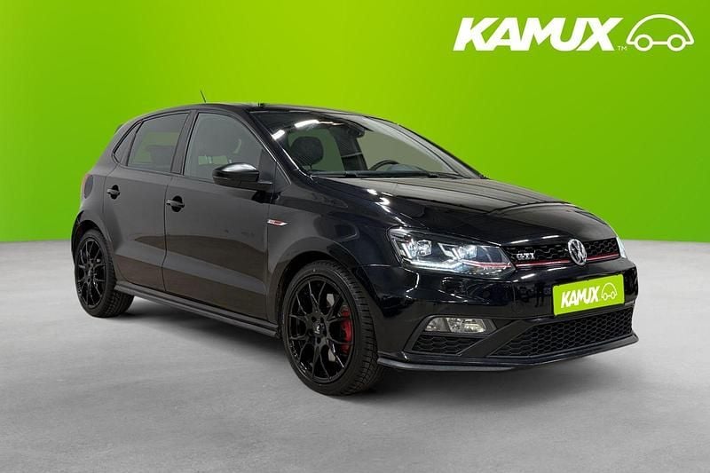 Svart Begagnad 2016 VW Polo GTI Halvkombi | 174 800 kr (Dyr) - Bild 1/4