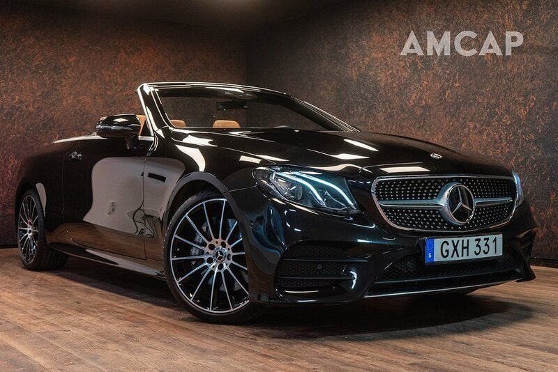 Svart Begagnad 2017 Mercedes E300 AMG Cab | 499 500 kr (Marknadspris) - Bild 1/4