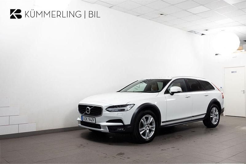 Vit Begagnad 2018 Volvo V90 CC Kombi | 354 900 kr (Marknadspris) - Bild 1/4