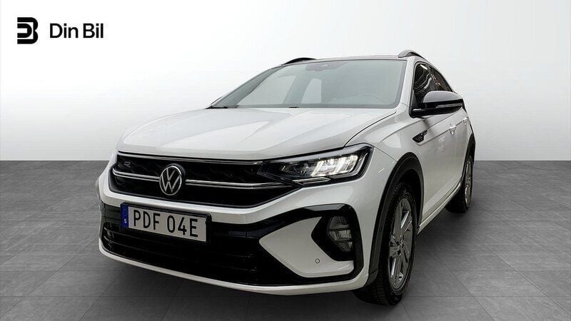 Vit (pure white deep black pea) Begagnad 2022 VW Taigo IQ Drive SUV | 244 900 kr (Marknadspris) - Bild 1/4