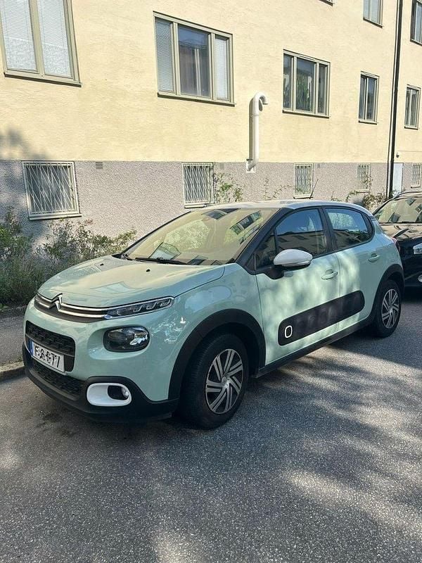 Grön Begagnad 2017 Citroën C3 Halvkombi | 78 000 kr (Marknadspris) - Bild 1/4