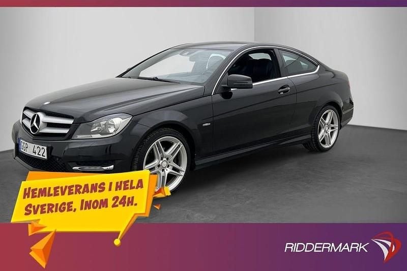 Svart Begagnad 2011 Mercedes C220 AMG Sportkupé | 148 900 kr (Lite dyr) - Bild 1/3