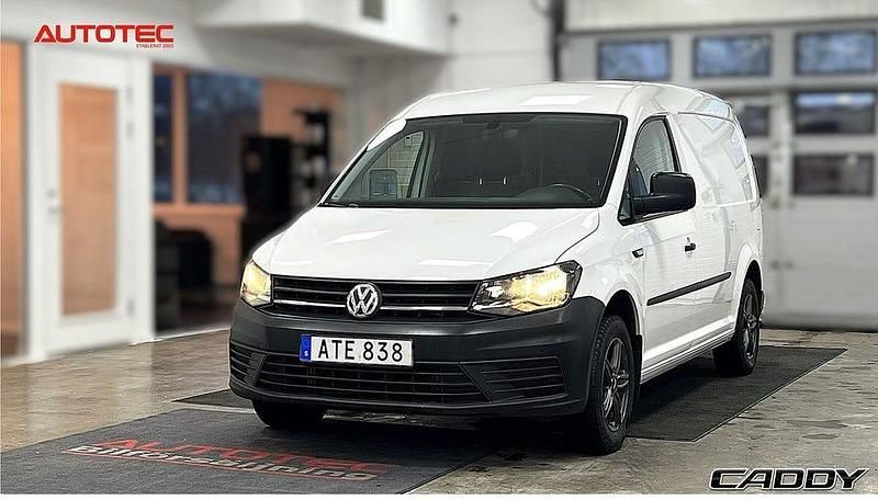 Begagnad VW Caddy Maxi 102 HK (75 kW) 2018 Vit Minibuss