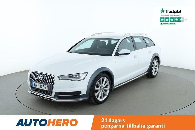 Vit Begagnad 2015 Audi A6 Allroad Kombi | 189 000 kr (Marknadspris) - Bild 1/4