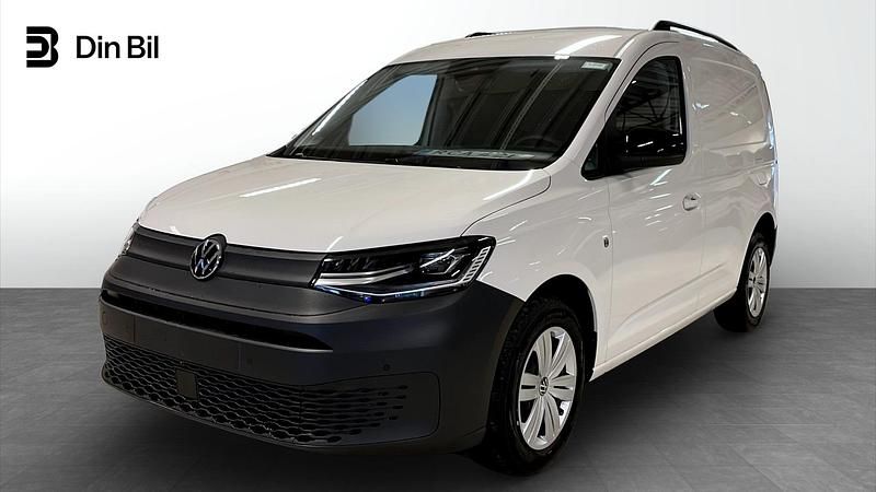Vit (candyvit) Ny 2025 VW Caddy Minibuss | 393 305 kr (Marknadspris) - Bild 1/4