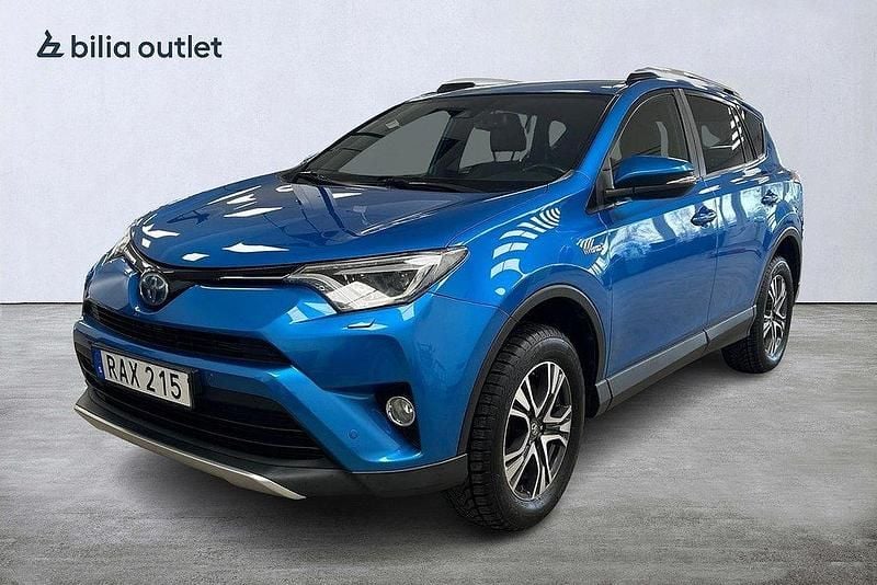 Blå Begagnad 2015 Toyota RAV4 Hybrid Active SUV | 229 000 kr (Bra pris) - Bild 1/4