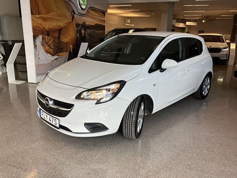 Vit Begagnad 2019 Opel Corsa Halvkombi | 99 900 kr (Bra pris) - Bild 1/4