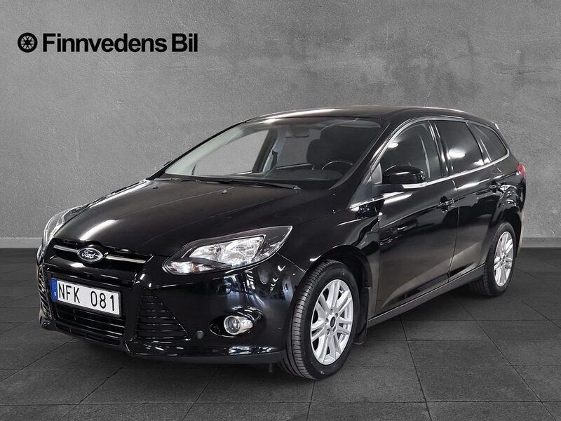 Svart Begagnad 2012 Ford Focus Titanium Kombi | 69 000 kr (Marknadspris) - Bild 1/4