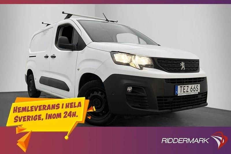 Vit Begagnad 2019 Peugeot Partner Van | 124 800 kr (Bra pris) - Bild 1/3