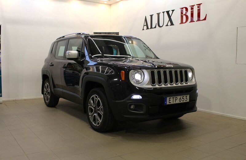 Svart Begagnad 2015 Jeep Renegade Limited SUV | 109 900 kr (Bra pris) - Bild 1/4