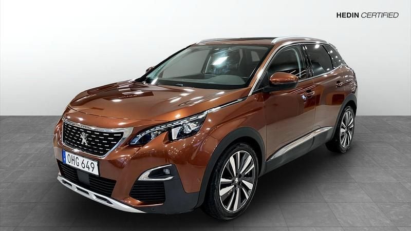 Brun (brown) Begagnad 2016 Peugeot 3008 Allure SUV | 144 900 kr (Marknadspris) - Bild 1/4