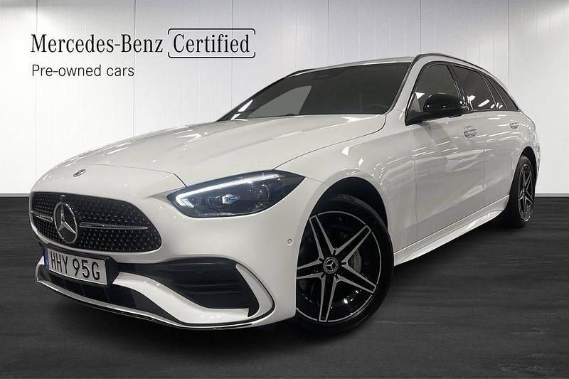 Polarvit Begagnad 2025 Mercedes C300 Premium Kombi | 519 000 kr - Bild 1/4