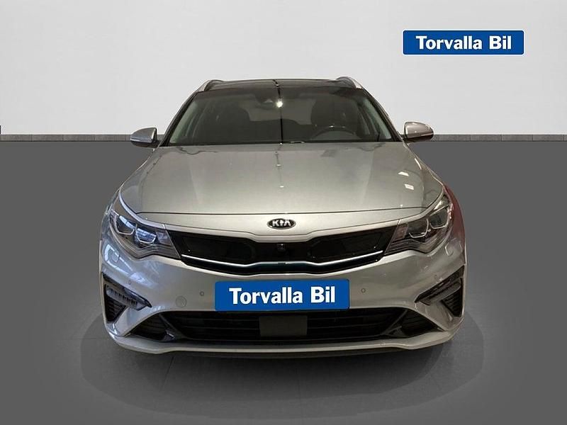Begagnad Kia Optima Hybrid Sport 2019 Grå Sedan