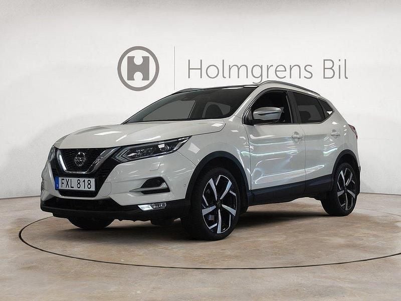 Vit Begagnad 2018 Nissan Qashqai Tekna SUV | 159 900 kr (Marknadspris) - Bild 1/4