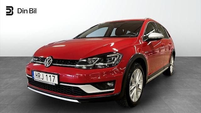 Röd Begagnad 2018 VW Golf Alltrack Kombi | 229 900 kr (Marknadspris) - Bild 1/4