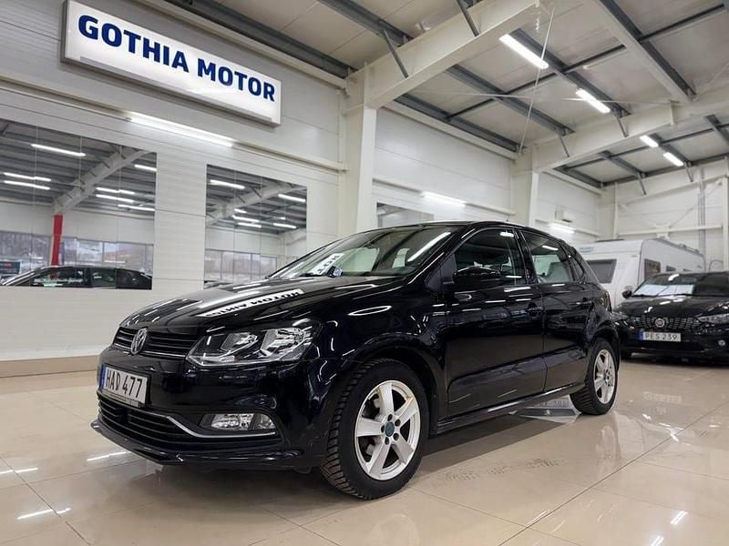 Begagnad VW Polo 90 HK (66 kW) 2016 Svart