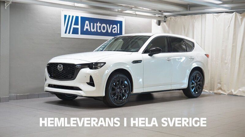 Vit (rhodium white pearl ) Begagnad 2023 Mazda CX-60 Homura-Line SUV | 558 650 kr (Lite dyr) - Bild 1/4