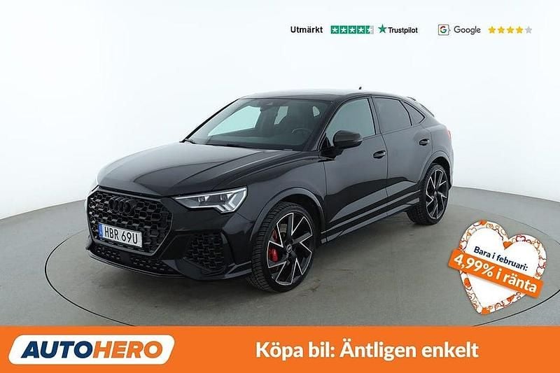 Svart Begagnad 2021 Audi Q3 Sportback SUV | 521 000 kr (Marknadspris) - Bild 1/4