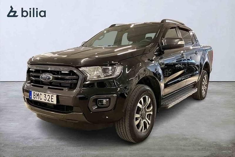 Svart Begagnad 2021 Ford Ranger Pickup | 369 000 kr (Marknadspris) - Bild 1/1