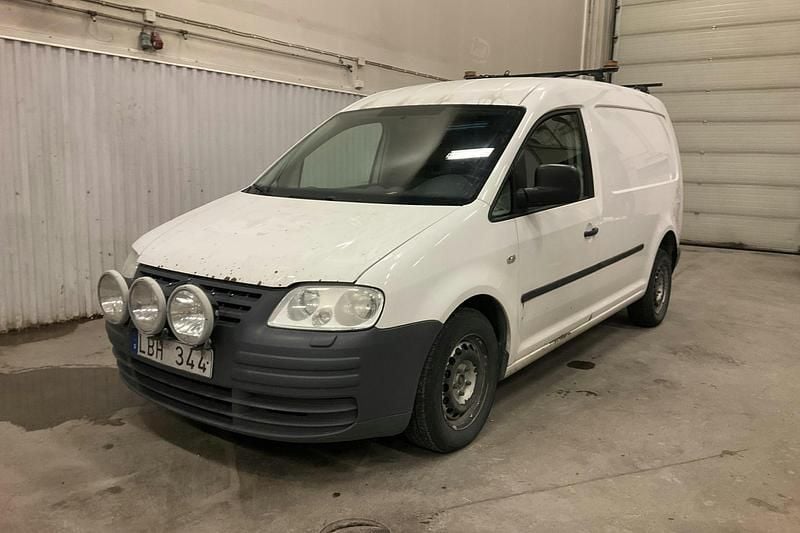 Vit Begagnad 2010 VW Caddy Maxi Minibuss | 29 000 kr (Superpris) - Bild 1/3