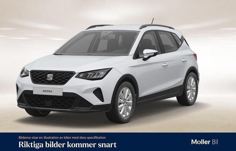 Vit (nevada white metallic) Begagnad 2024 Seat Arona SUV | 204 900 kr (Marknadspris) - Bild 1/4