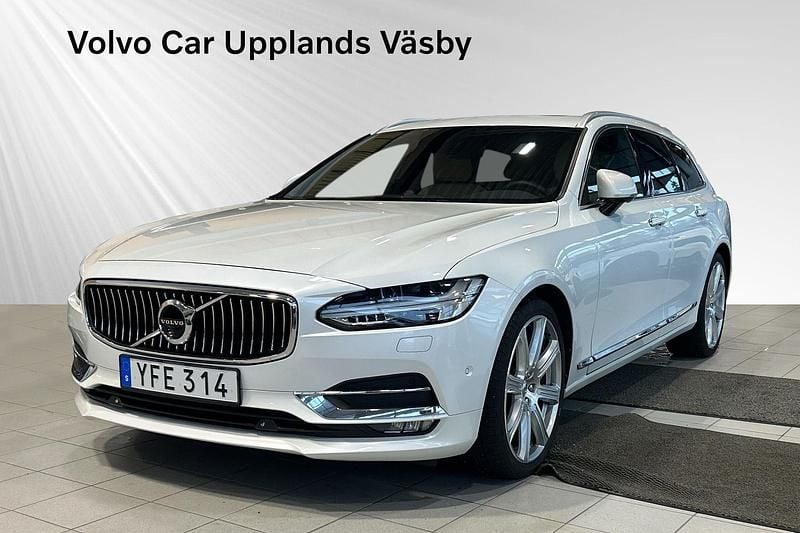 Vit Begagnad 2016 Volvo V90 Inscription Kombi | 329 900 kr - Bild 1/4