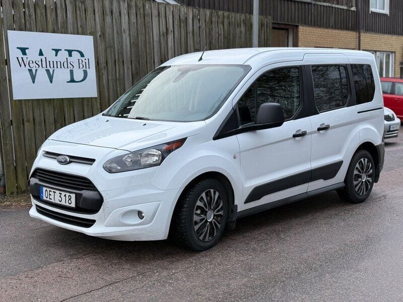 Vit Begagnad 2016 Ford Tourneo Connect Minibuss | 119 900 kr - Bild 1/4