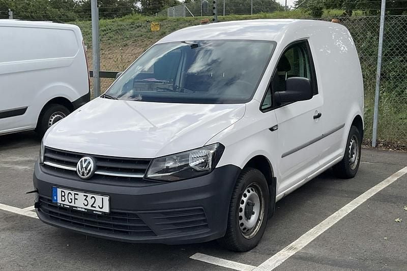 Vit Begagnad 2020 VW Caddy Minibuss | 70 000 kr (Superpris) - Bild 1/3