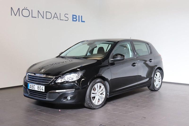 Svart Begagnad 2013 Peugeot 308 Halvkombi | 64 900 kr (Marknadspris) - Bild 1/4