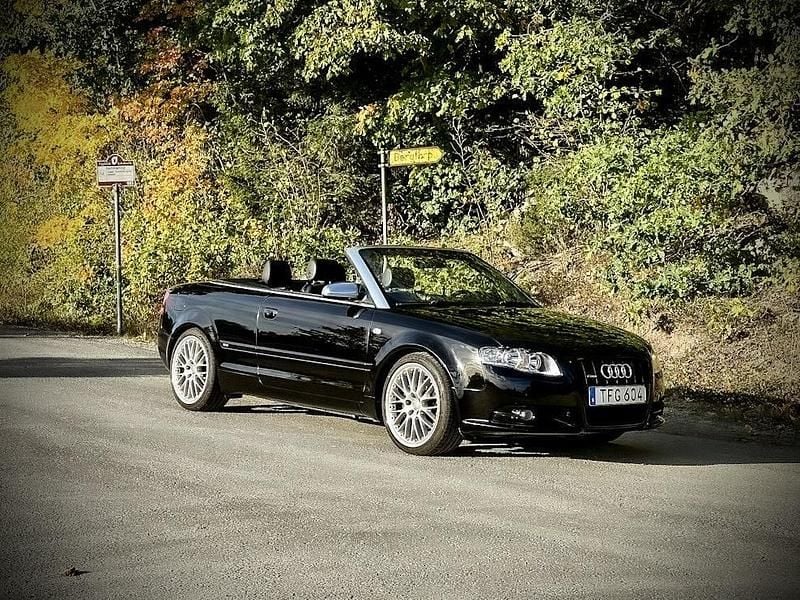 Svart Begagnad 2008 Audi A4 Cabriolet S-Line Cab | 119 000 kr - Bild 1/4