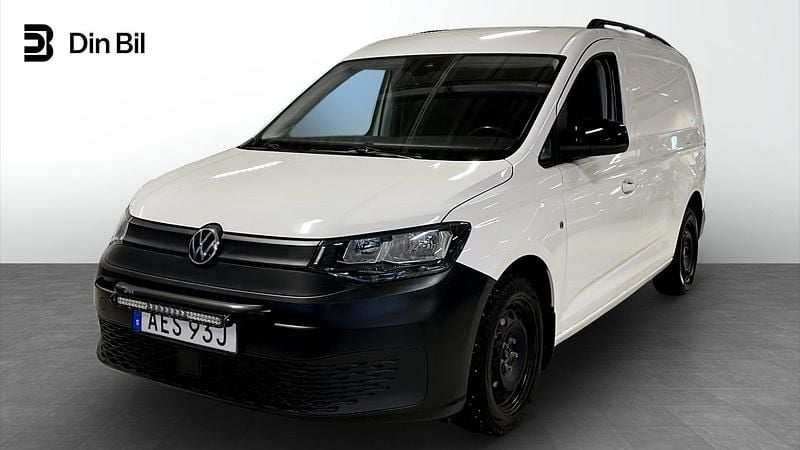 Candyvit Begagnad 2021 VW Caddy Maxi Minibuss | 144 900 kr (Superpris) - Bild 1/4