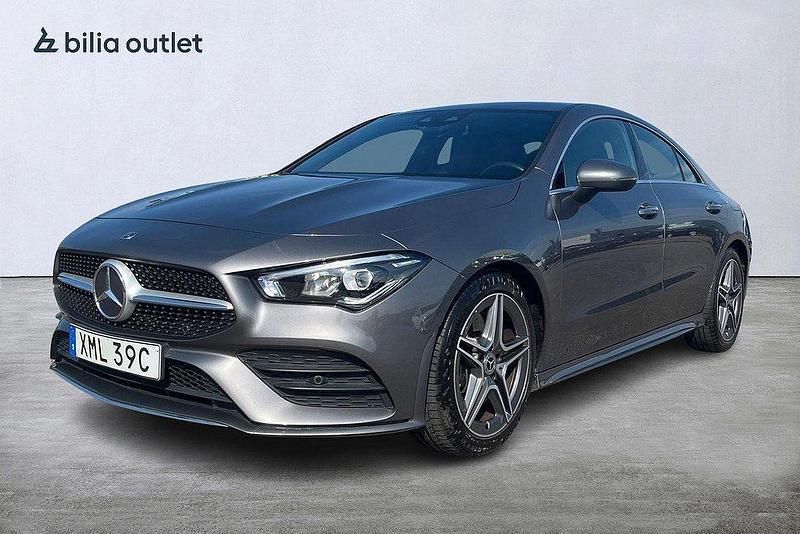 Mörkgrå (grå) Begagnad 2019 Mercedes CLA220 AMG Sedan | 299 900 kr (Marknadspris) - Bild 1/3