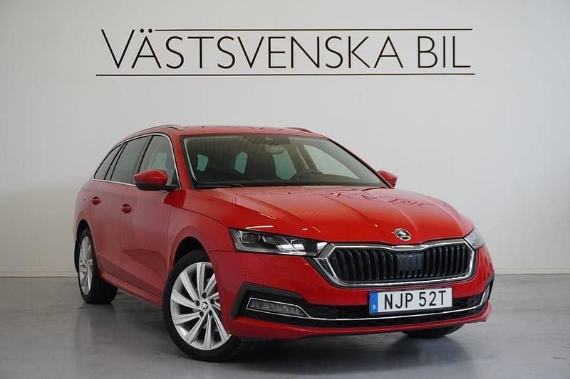 Röd Begagnad 2021 Skoda Octavia Style Kombi | 244 000 kr (Bra pris) - Bild 1/4