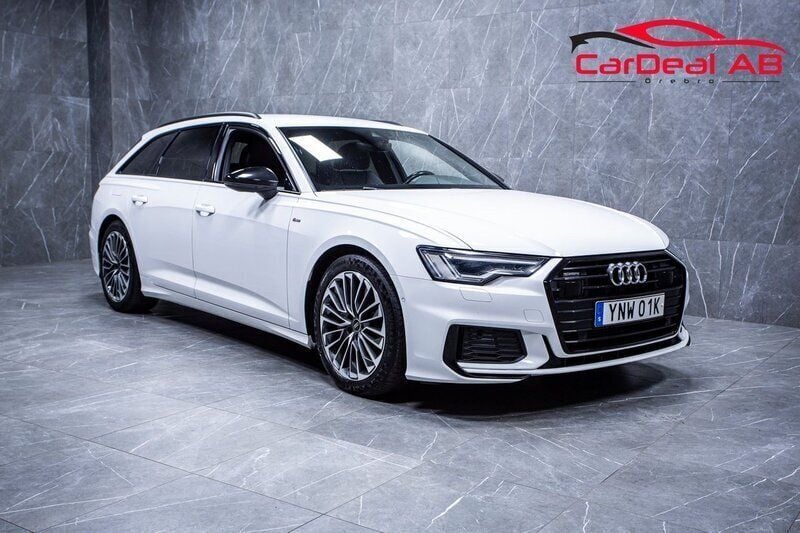 Vit Begagnad 2020 Audi A6 S-Line Kombi | 339 800 kr (Bra pris) - Bild 1/4