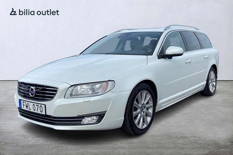 Vit Begagnad 2015 Volvo V70 Standard Kombi | 194 900 kr (Dyr) - Bild 1/3