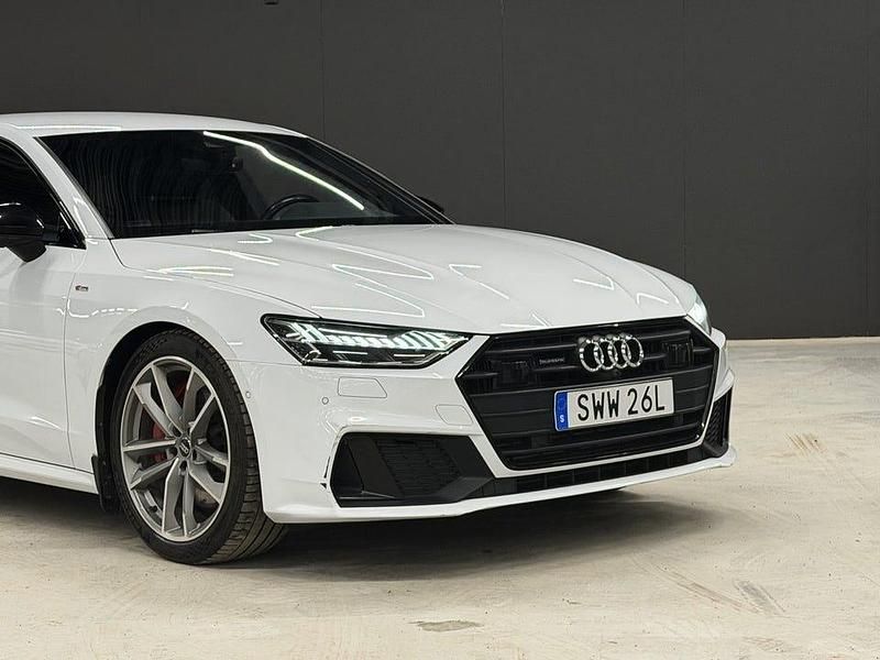Begagnad Audi A7 S-Line 367 HK (269 kW) 2020 Vit Sedan