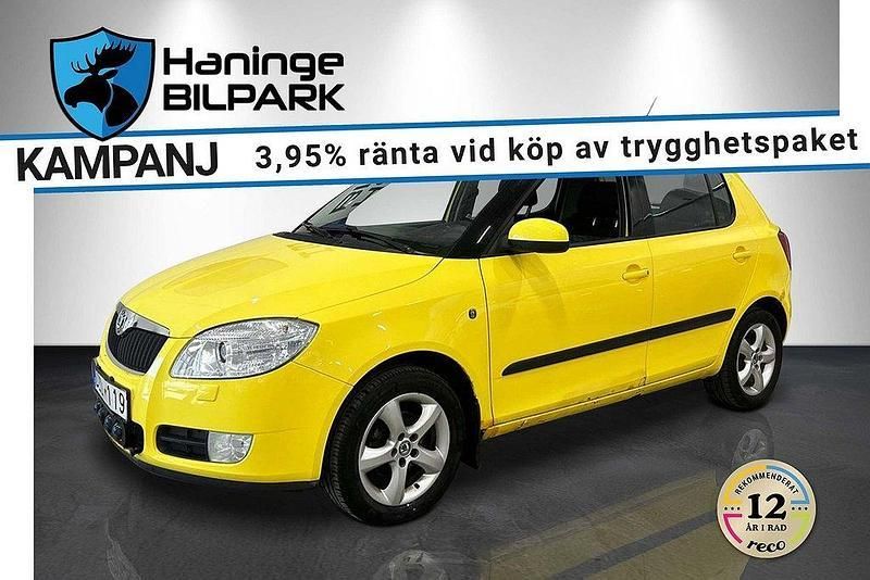 Gul Begagnad 2008 Skoda Fabia Ambiente Halvkombi | 39 900 kr (Bra pris) - Bild 1/1