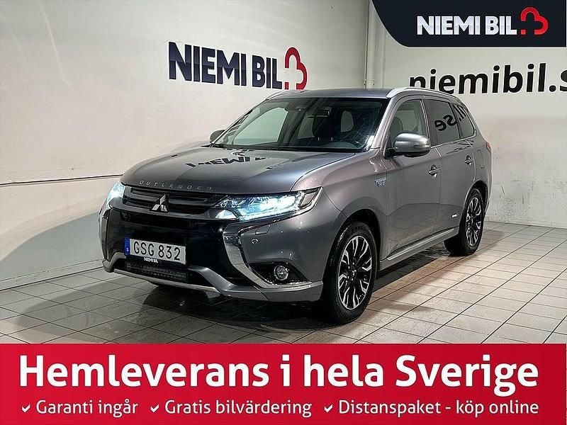 Grå Begagnad 2018 Mitsubishi Outlander P-HEV SUV | 199 900 kr (Lite dyr) - Bild 1/3