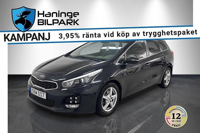 Svart Begagnad 2016 Kia Ceed Sportswagon GT-Line Kombi | 129 995 kr (Marknadspris) - Bild 1/2