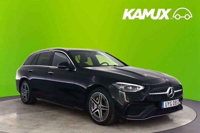 Svart Begagnad 2024 Mercedes C300e Premium Kombi | 509 800 kr (Superpris) - Bild 1/3