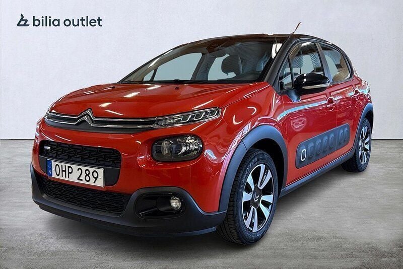Orange Begagnad 2016 Citroën C3 Feel Halvkombi | 94 900 kr (Marknadspris) - Bild 1/3