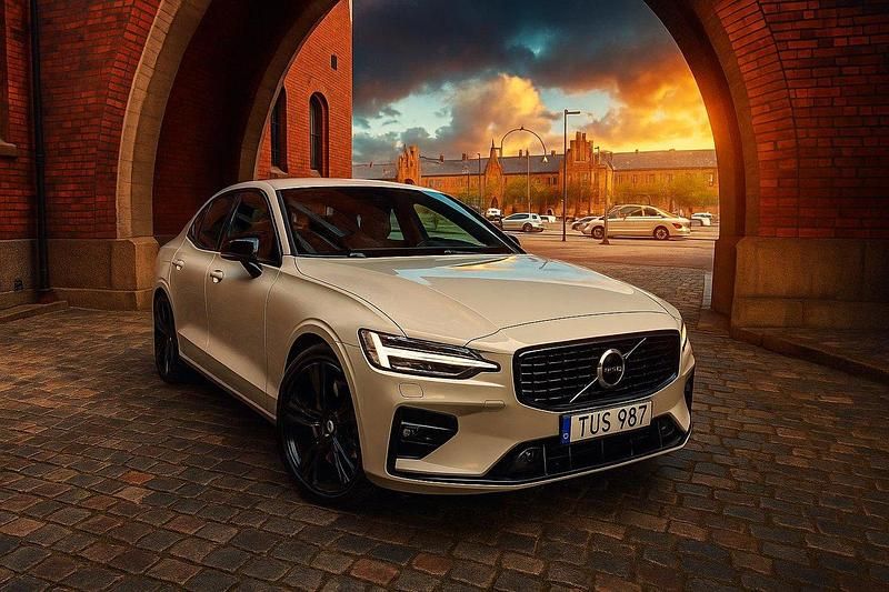 Vit Begagnad 2020 Volvo S60 R-Design Sedan | 329 000 kr (Marknadspris) - Bild 1/4