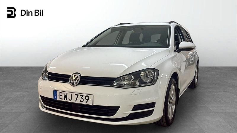 Vit Begagnad 2016 VW Golf VII Kombi | 169 900 kr (Lite dyr) - Bild 1/4