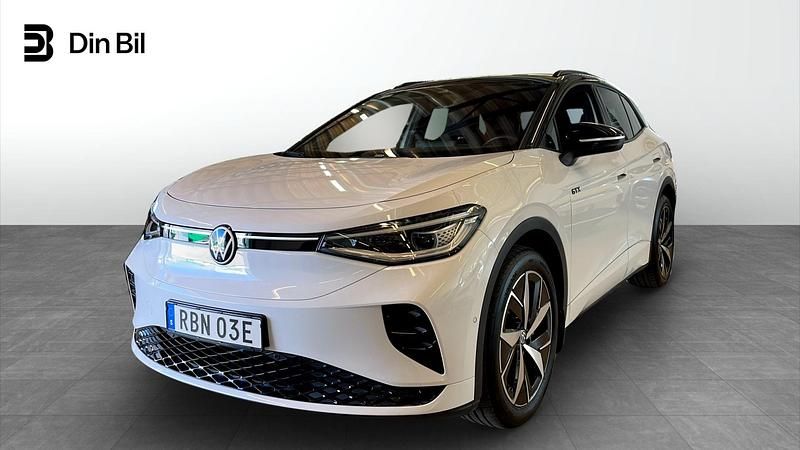 Vit Begagnad 2024 VW ID.4 GTX SUV | 599 900 kr - Bild 1/4